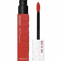 MAYBELLINE SUPER STAY MATTE INK LIQUID LIPSTICK ΜΑΤ ΚΡΑΓΙΟΝ ΜΑΚΡΑΣ ΔΙΑΡΚΕΙΑΣ 130 SELF STARTER 5ml