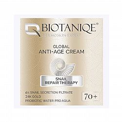 BIOTANIQE SNAIL REPAIR THERAPY GLOBAL ANTI-AGE 24K GOLD ΚΡΕΜΑ ΠΡΟΣΩΠΟΥ ΓΙΑ ΑΝΤΙΓΗΡΑΝΣΗ, ΣΥΣΦΙΞΗ & ΑΝΑΠΛΑΣΗ ΜΕ ΈΚΚΡΙΜΑ ΣΑΛΙΓΚΑΤΙΟΥ ΗΜΕΡΑΣ 70+ 50ml