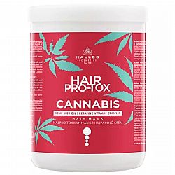 KALLOS COSMETICS HAIR PRO-TOX CANNABIS ΜΑΣΚΑ ΜΑΛΛΙΩΝ ΜΕ KANNABH ΓΙΑ ΚΑΤΕΣΤΡΑΜΜΕΝΑ/ΞΗΡΑ ΜΑΛΛΙΑ 1000ml