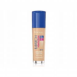 RIMMEL MATCH PERFECTION MAKE UP No 102 LIGHT NUDE SPF20 30ml