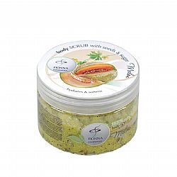 FIONNA COSMETICS HYDRATES & SOFTENS BODY SCRUB WITH SEEDS & MELON 250ml