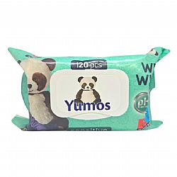 YUMOS SENSITIVE ΜΩΡΟΜΑΝΤΗΛΑ ΜΕ ΚΑΠΑΚΙ GREEN 120τμχ