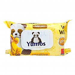 YUMOS SENSITIVE ΜΩΡΟΜΑΝΤΗΛΑ ΜΕ ΚΑΠΑΚΙ YELLOW 120τμχ