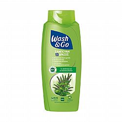 WASH & GO ΣΑΜΠΟΥΑΝ 5 ΔΡΑΣΕΙΣ ΓΙΑ ΛΙΠΑΡΑ ΜΑΛΛΙΑ ΜΕ ΕΚΧΥΛΙΣΜΑ ΒΟΤΑΝΩΝ 650ml