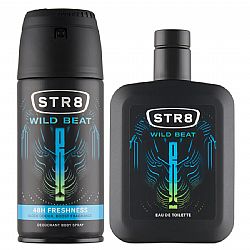 STR8 WILD BEAT EAU DE TOILETTE 100ml & DEODORANT BODY SPRAY 150ml
