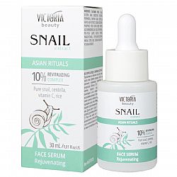 VICTORIA BEAUTY ASIAN RITUALS FACE SERUM ΚΑΤΑΠΡΑΥΝΤΙΚΟ & ΑΝΤΙΓΗΡΑΝΤΙΚΟ SERUM ΠΡΟΣΩΠΟΥ ΜΕ ΕΚΚΡΙΜΑ ΣΑΛΙΓΚΑΡΙΟΥ & CENTELLA ASIATICA ΓΙΑ ΛΑΜΨΗ & ΑΠΟΤΟΞΙΝΩΣΗ 30ml