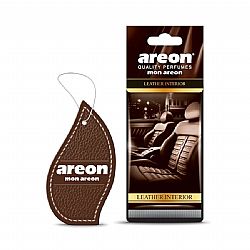 AREON CAR MON AREON ΚΡΕΜΑΣΤΗ ΑΡΩΜΑΤΙΚΗ ΚΑΡΤΕΛΑ LEATHER INTERIOR
