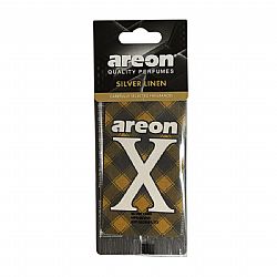 AREON CAR AREON X ΚΡΕΜΑΣΤΗ ΑΡΩΜΑΤΙΚΗ ΚΑΡΤΕΛΑ SILVER LINEN
