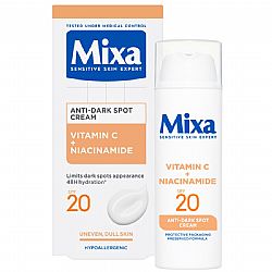 MIXA SKIN EXPERT ANTI-DARK SPOT CREAM ΕΝΥΔΑΤΙΚΗ ΚΡΕΜΑ ΠΡΟΣΩΠΟΥ ΓΙΑ ΕΥΑΙΣΘΗΤΗ ΕΠΙΔΕΡΜΙΔΑ ΚΑΤΑ ΤΩΝ ΚΗΛΙΔΩΝ ΜΕ ΒΙΤΑΜΙΝΗ C & ΝΙΑΣΙΝΑΜΙΔΗ SPF20 50ml