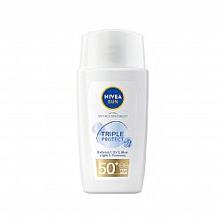 NIVEA SUN UV FACE SPECIALIST TRIPLE PROTECT ULTRA-LIGHT HYDRATING FLUID ΑΝΤΗΛΙΑΚΗ ΚΡΕΜΑ ΠΡΟΣΩΠΟΥ ΤΡΙΠΛΗΣ ΠΡΟΣΤΑΣΙΑΣ SPF50+ 40ML