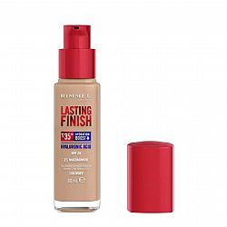 RIMMEL LASTING FINISH 35 HOUR FOUNDATION MAKEUP ΜΑΚΡΑΣ ΔΙΑΡΚΕΙΑΣ ΜΕ ΥΑΛΟΥΡΟΝΙΚΟ ΟΞΥ ΚΑΙ 2% ΝΙΑΣΙΝΑΜΙΔΗ SPF20 No 100 IVORY 30ml