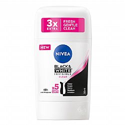 NIVEA ΑΠΟΣΜΗΤΙΚΟ STICK BLACK & WHITE INVISIBLE CLEAR 50ml
