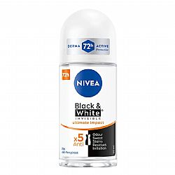 NIVEA ΑΠΟΣΜΗΤΙΚΟ ROLL-ON BLACK & WHITE INVISIBLE ULTIMATE IMPACT 72h 50ml