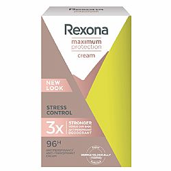 REXONA ΑΠΟΣΜΗΤΙΚΟ STICK MAXIMUM PROTECTION CREAM STRESS CONTROL 96h 45ml