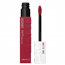 MAYBELLINE SUPER STAY MATTE INK LIQUID LIPSTICK ΜΑΤ ΚΡΑΓΙΟΝ ΜΑΚΡΑΣ ΔΙΑΡΚΕΙΑΣ 80 RULER 5ml