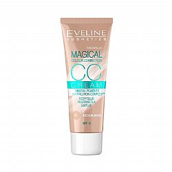 EVELINE COSMETICS MAGICAL COLOUR CORRECTION CC CREAM ΕΝΥΔΑΤΙΚΗ ΚΡΕΜΑ ΠΡΟΣΩΠΟΥ ΜΕ ΧΡΩΜΑ, ΥΑΛΟΥΡΟΝΙΚΟ ΟΞΥ & SPF15 ΑΠΟΧΡΩΣΗ 52 MEDIUM BEIGE 30ml