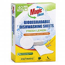 MAGIC CLEAN ΑΠΟΡΡΥΠΑΝΤΙΚΟ ΠΛΥΝΤΗΡΙΟΥ ΠΙΑΤΩΝ ΒΙΟΔΙΑΣΠΩΜΕΝΑ ΦΥΛΛΑ ΜΕ ΑΡΩΜΑ ΛΕΜΟΝΙ 40 ΠΛΥΣΕΙΣ 