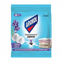 AROXOL ΣΚΟΡΟΚΤΟΝΕΣ ΤΑΜΠΛΕΤΕΣ ΜΕ ΑΡΩΜΑ ΛΕΒΑΝΤΑΣ 20τεμ.