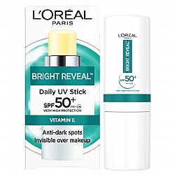 LOREAL PARIS BRIGHT REVEAL DAILY UV STICK ΣΤΙΚ ΥΨΗΛΗΣ ΑΝΤΗΛΙΑΚΗΣ ΠΡΟΣΤΑΣΙΑΣ ΚΑΤΑ ΤΩΝ ΚΗΛΙΔΩΝ SPF 50+ 9ml
