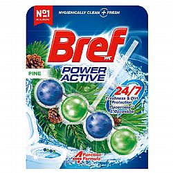 BREF WC POWER ACTIVE ΣΤΕΡΕΟ ΜΠΛΟΚ ΤΟΥΑΛΕΤΑΣ ΜΕ ΑΡΩΜΑ PINE 50g