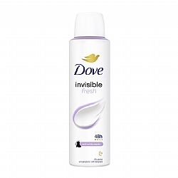 DOVE ΑΠΟΣΜΗΤΙΚΟ SPRAY INVISIBLE FRESH DEODORANT 0% ALCOHOL ANTI WHITE MARKS ANTI TRANSPIRANT 48H 150ml