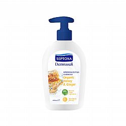 SEPTONA DERMASOFT ΚΡΕΜΟΣΑΠΟΥΝΟ ORGANIC HONEY & GINGER 400ml