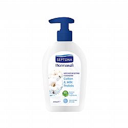 SEPTONA DERMASOFT ΚΡΕΜΟΣΑΠΟΥΝΟ COTTON & MILK PROTEIN 400ml