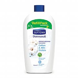 SEPTONA DERMASOFT ΚΡΕΜΟΣΑΠΟΥΝΟ COTTON & MILK PROTEIN ΑΝΤΑΛΛΑΚΤΙΚΟ 750ml