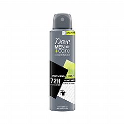 DOVE MEN+CARE ADVANCED ΑΠΟΣΜΗΤΙΚΟ SPRAY INVISIBLE FRESH ANTI WHITE MARKS ANTI YELLOW STAINS 72h 150ml