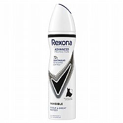 REXONA ΑΠΟΣΜΗΤΙΚΟ SPRAY ADVANCED PROTECTION INVISIBLE BLACK & WHITE 150ml