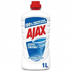 AJAX ΥΓΡΟ ΚΑΘΑΡΙΣΤΙΚΟ ΠΑΤΩΜΑΤΟΣ ΑΣΠΡΟΣ ΣΙΦΟΥΝΑΣ 1lt