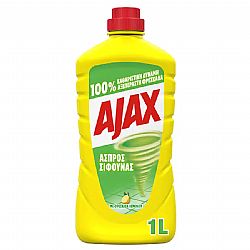AJAX ΥΓΡΟ ΚΑΘΑΡΙΣΤΙΚΟ ΠΑΤΩΜΑΤΟΣ ΑΣΠΡΟΣ ΣΙΦΟΥΝΑΣ ΜΕ ΛΕΜΟΝΙ 1lt