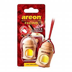 AREON CAR FRESCO ΚΡΕΜΑΣΤΟ ΑΡΩΜΑΤΙΚΟ ΥΓΡΟ ΑΥΤΟΚΙΝΗΤΟΥ APPLE & CINNAMON 4ml