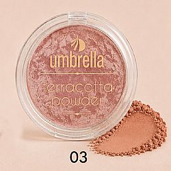 UMBRELLA MARBLE COLLECTION TERRACOTTA POWDER BRONZER ΛΑΜΨΗΣ ΓΙΑ ΗΛΙΟΚΑΜΕΝΗ ΟΨΗ No 03 15g