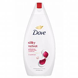 DOVE ΑΦΡΟΛΟΥΤΡΟ SILKY VELVET ΜΕ 0% ΘΕΙΙΚΑ ΑΛΑΤΑ SLES 450ml