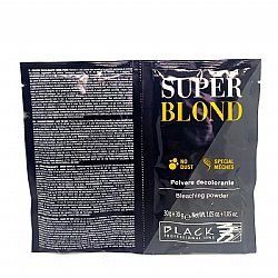 BLACK PROFESSIONAL LINE SUPER BLOND BLEACHING POWDER ΒΕΛΟΥΔΙΝΗ ΜΠΛΕ ΣΚΟΝΗ ΝΤΕΚΑΠΑΖ ΓΙΑ ΞΑΝΟΙΓΜΑ ΕΩΣ 6 ΤΟΝΟΥΣ 30+30gr