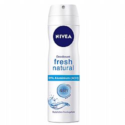 NIVEA DEO FRESH NATURAL 0% SPRAY 150ml