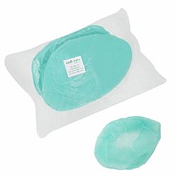 SOFT CARE ΣΚΟΥΦΙΑ NON WOVEN ΜΕ ΛΑΣΤΙΧΟ ΠΙΣΩ ΠΡΑΣΙΝΗ 100τεμ.