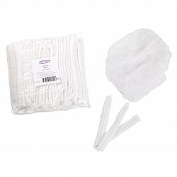 SOFT CARE ΣΚΟΥΦΙΑ NON WOVEN ΑΚΟΡΝΤΕΟΝ ΜΕ ΛΑΣΤΙΧΟ ΓΥΡΩ ΛΕΥΚΗ 100τεμ.