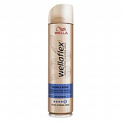 WELLAFLEX ΛΑΚ ΜΑΛΛΙΩΝ VOLUME & REPAIR ULTRA STRONG 400ml