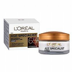 L'OREAL PARIS AGE SPECIALIST 65+ ΑΝΤΙΡΥΤΙΔΙΚΗ ΚΡΕΜΑ ΝΥΚΤΟΣ 50ml