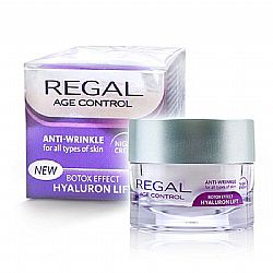 ROSA IMPEX REGAL AGE CONTROL NIGHT CREAM ΑΝΤΙΡΥΤΙΔΙΚΗ ΚΡΕΜΑ ΝΥΚΤΟΣ ΜΕ ΥΑΛΟΥΡΟΝΙΚΟ ΟΞΥ & BOTOX EFFECT 50ml