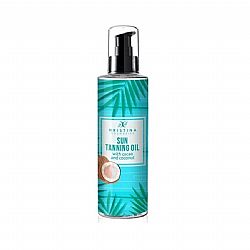 HRISTINA COSMETICS SUN TANNING OIL ΦΥΣΙΚΟ ΛΑΔΙ ΓΙΑ ΓΡΗΓΟΡΟ & ΒΑΘΥ ΜΑΥΡΙΣΜΑ 200ml