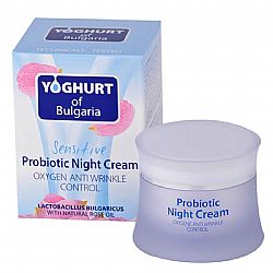 BIOFRESH YOGHURT OF BULGARIA PROBIOTIC ANTI WRINKLE NIGHT CREAM ΑΝΤΙΡΥΤΙΔΙΚΗ ΚΡΕΜΑ ΝΥΚΤΟΣ ΜΕ ΠΡΟΒΙΟΤΙΚΑ & ΒΙΟΛΟΓΙΚΟ ΡΟΔΕΛΑΙΟ 50ml