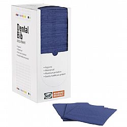 SOFT CARE ΟΔΟΝΤΙΑΤΡΙΚΗ ΠΕΤΣΕΤΑ ΜΠΛΕ - 1ply ΧΑΡΤΙ + 1ply ΠΛΑΣΤΙΚΟ 33cm x 45cm  500τεμ.