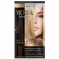 VICTORIA BEAUTY KERATIN THERAPY HAIR COLOR SHAMPOO V61 BLONDE 40ml