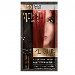 VICTORIA BEAUTY KERATIN THERAPY HAIR COLOR SHAMPOO V50 GARNET 40ml