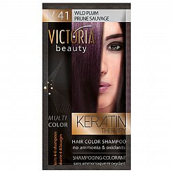 VICTORIA BEAUTY KERATIN THERAPY HAIR COLOR SHAMPOO V41 DEEP DAMASKINE 40ml