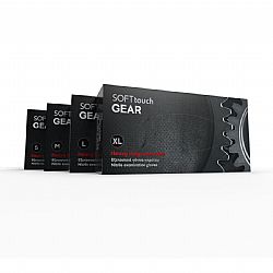 SOFT CARE GEAR ΓΑΝΤΙΑ ΝΙΤΡΙΛΙΟΥ ΜΑΥΡΑ 100τεμ