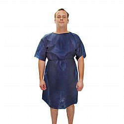 FOLIODRESS ΜΠΛΟΥΖΑ ΑΣΘΕΝΩΝ ΜΠΛΕ (ONE SIZE) 10τεμ.